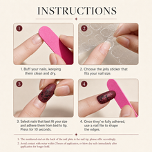 Burgundy Rose Press-On Nails – Matte Red & Wine Almond Fake Nails | Reusable Floral Nail Kit, 24 pcs